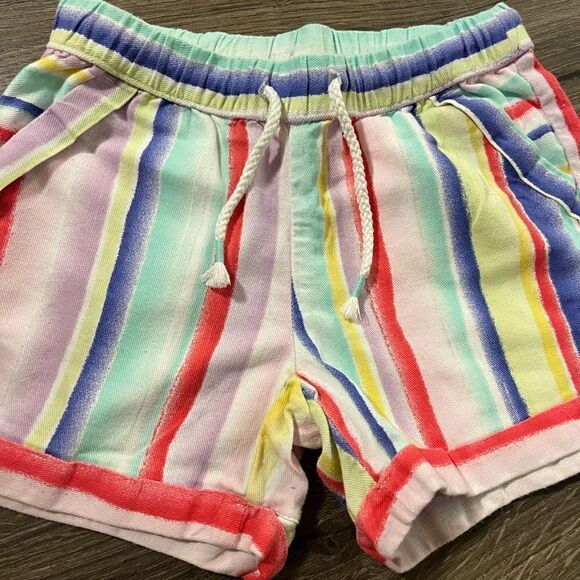 Wonder nation rainbow print pull on short size 6-6x - Picture 2 of 6